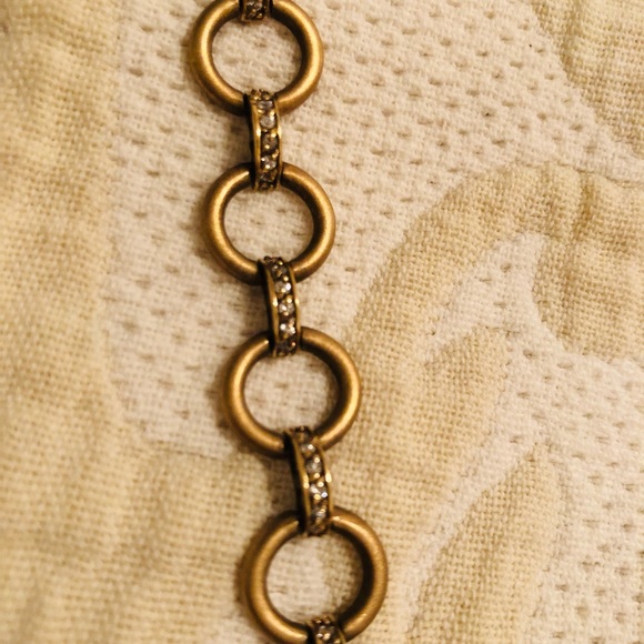 Silver Bracelet (pure) plated and precious stones - Topaz - Picture 2 of 3